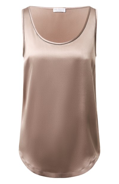 Женский шелковый топ BRUNELLO CUCINELLI, арт. M0C59B1009
