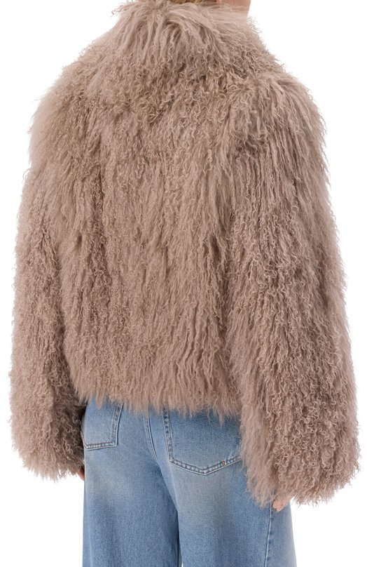 Шуба из овчины Jacob Lee WLC0098AW24TP Серый  WLC0098AW24TP Фото 4