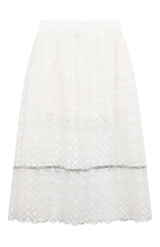 

Хлопковая юбка Elie Saab junior, Кремовый