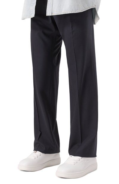 Кожаные кеды box BURBERRY, арт. 8095548, фото 3