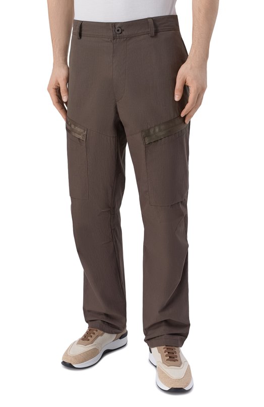 Хлопковые брюки-карго Parajumpers 26SM-PM PAR M05 Коричневый  26SM-PM PAR M05 Фото 3