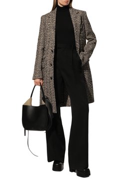 Женская сумка helene REE PROJECTS черного цвета, арт. AW22/HEH01SC | Фото 7 (Размер: medium; Материал: Натуральная кожа; Сумки-технические: Сумки-шопперы; Ремень/цепочка: На ремешке; Драгоценные камни: Проставлено; Материал сплава: Проставлено)