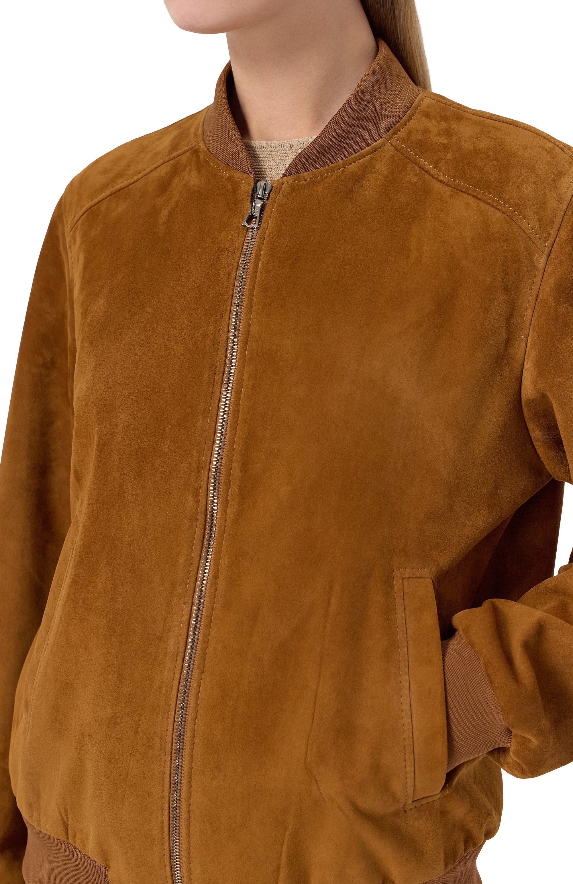 Замшевый бомбер MASLOV, арт. SMB01, фото 5