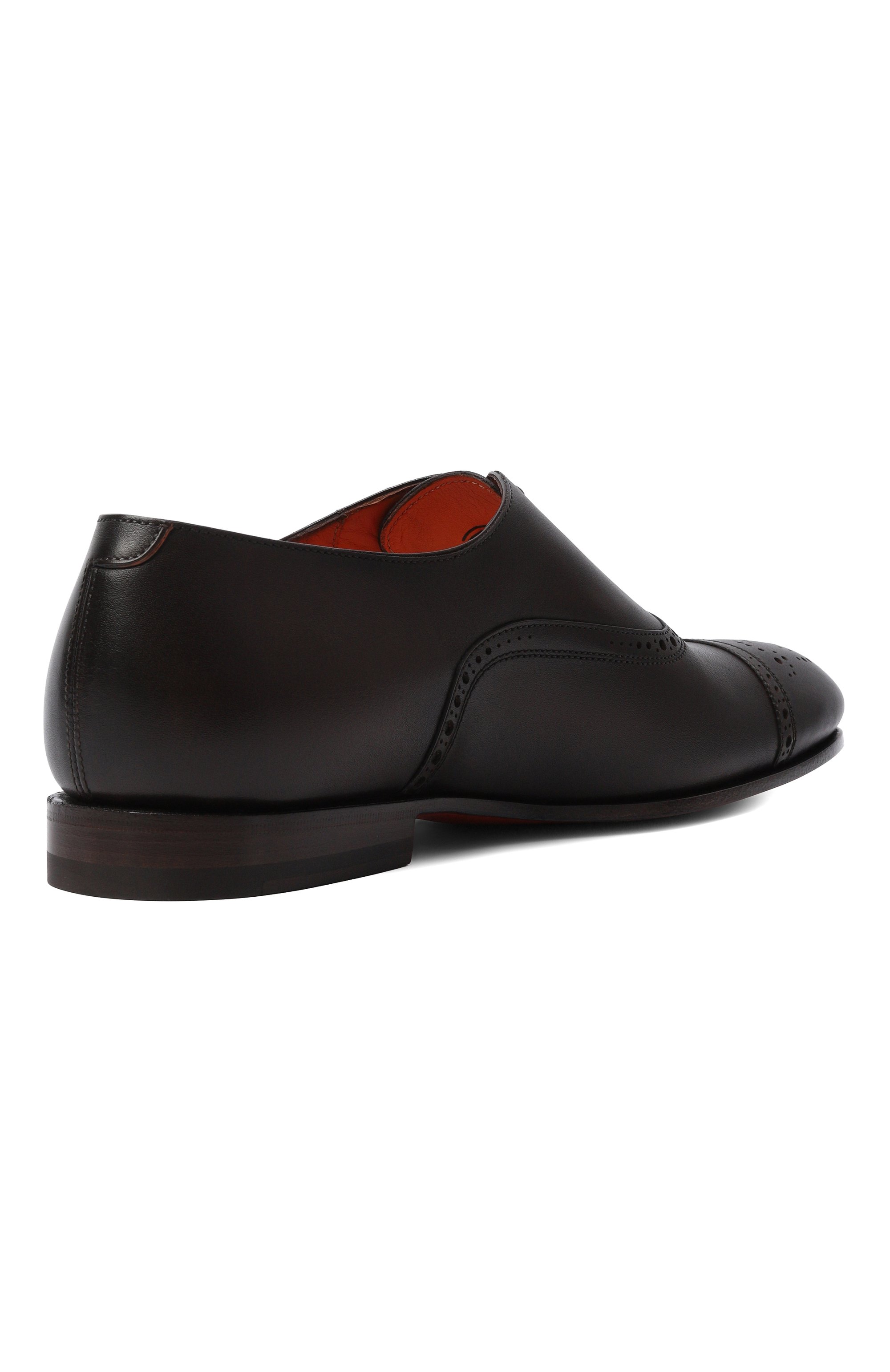 Кожаные оксфорды gentry SANTONI, арт. MCGG19280SA4GLAS, фото 4