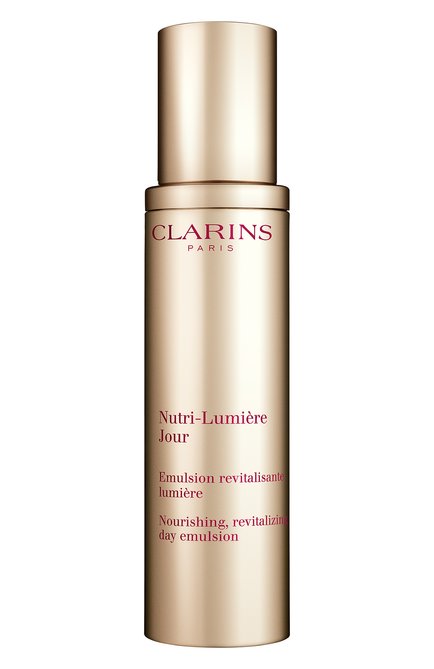 Питательная антивозрастная дневная эмульсия nutri-lumiere (50ml) CLARINS бесцветного цвета, арт. 80058250 | Фото 1 (Косметика кросс-кт: Антивозрастной уход; Тип продукта: Эмульсии; Назначение: Для лица)