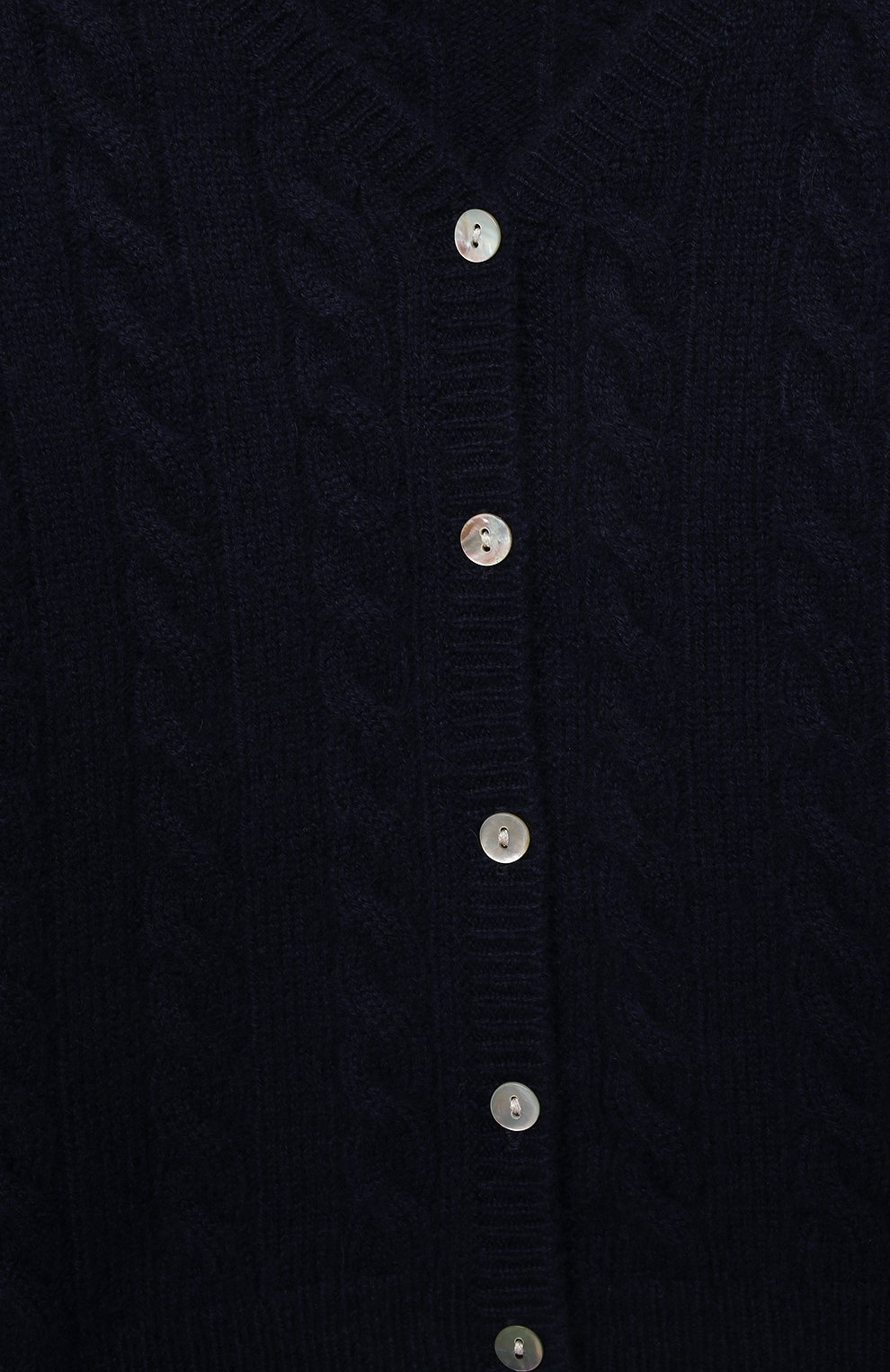 Кашемировый кардиган OSCAR ET VALENTINE синего цвета по цене 25250 руб., арт. GIL05M, фото 3 Кашемировый кардиган OSCAR ET VALENTINE, арт. GIL05M, фото 3