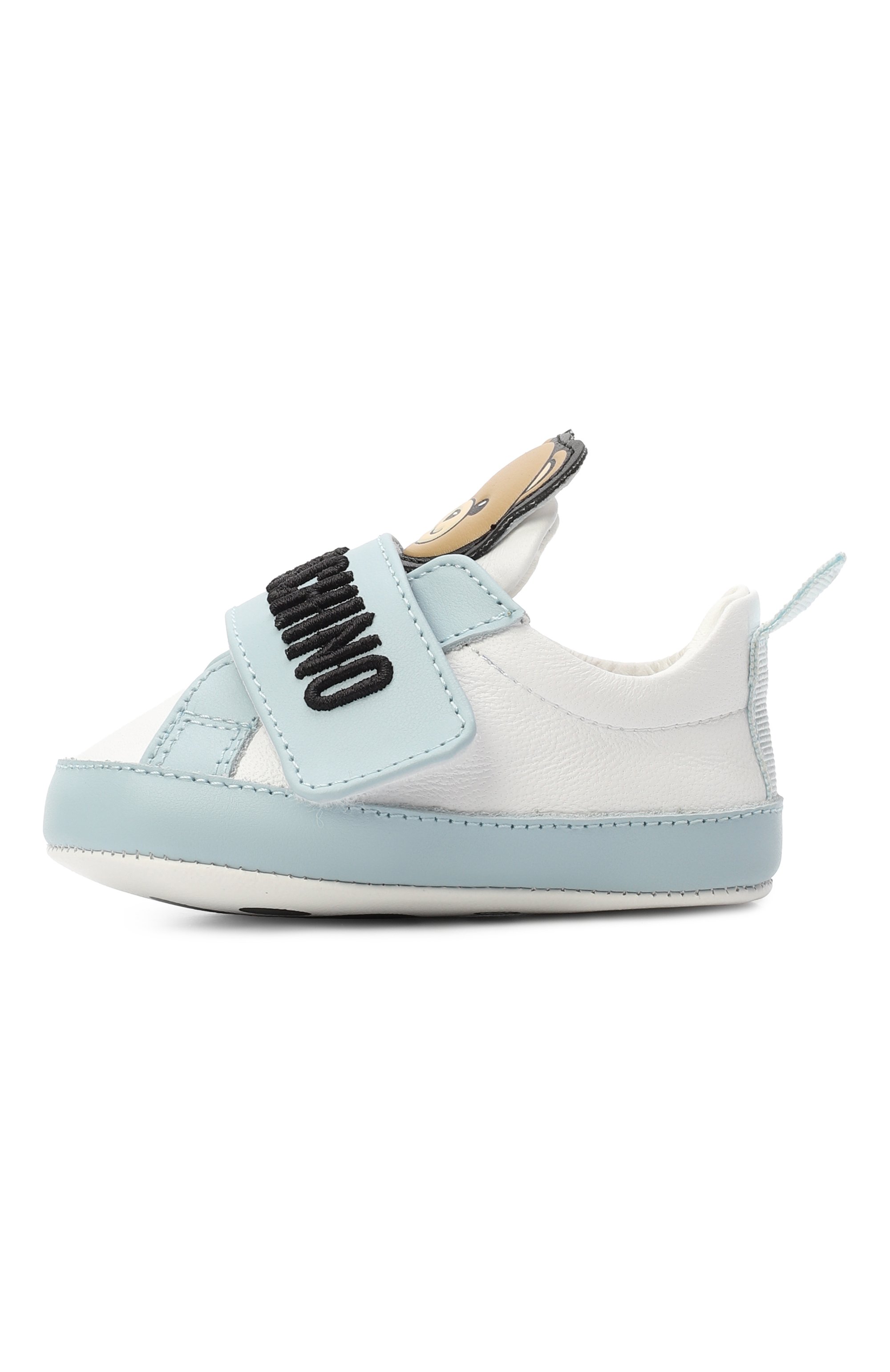 Кожаные пинетки MOSCHINO, арт. 82900/VAR2, фото 2