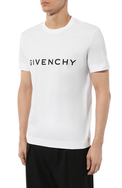 Хлопковая футболка GIVENCHY, арт. BM716G3YAC, фото 3