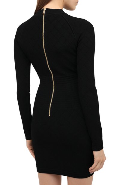 Платье из вискозы BALMAIN, арт. UF16213/K110, фото 4