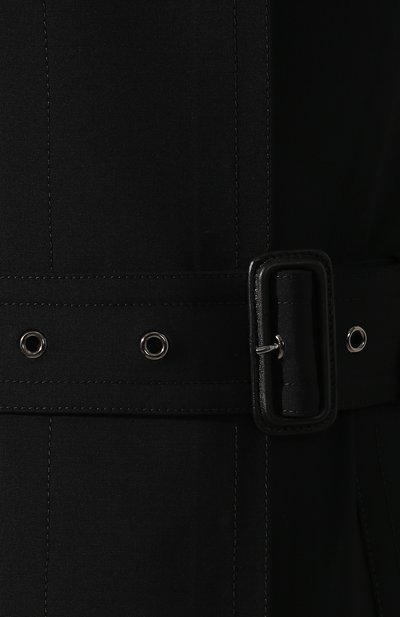 Шерстяной тренч TOM FORD черного цвета по цене 482500 руб., арт. CP1466-FAX493, фото 5 Шерстяной тренч TOM FORD, арт. CP1466-FAX493, фото 5
