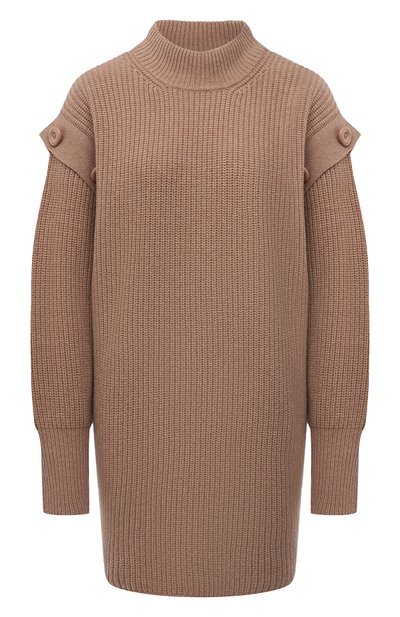 Шерстяное платье NOT SHY бежевого цвета по цене 25950 руб., арт. 3908923, фото 1 Шерстяное платье NOT SHY, арт. 3908923, фото 1