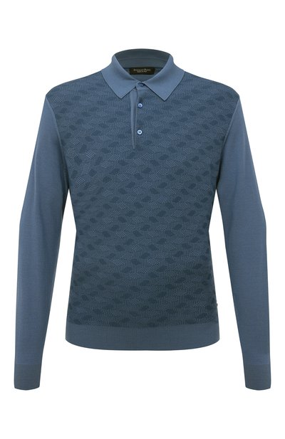 Мужская поло из шерсти и шелка STEFANO RICCI, арт. K606311P03/F22464