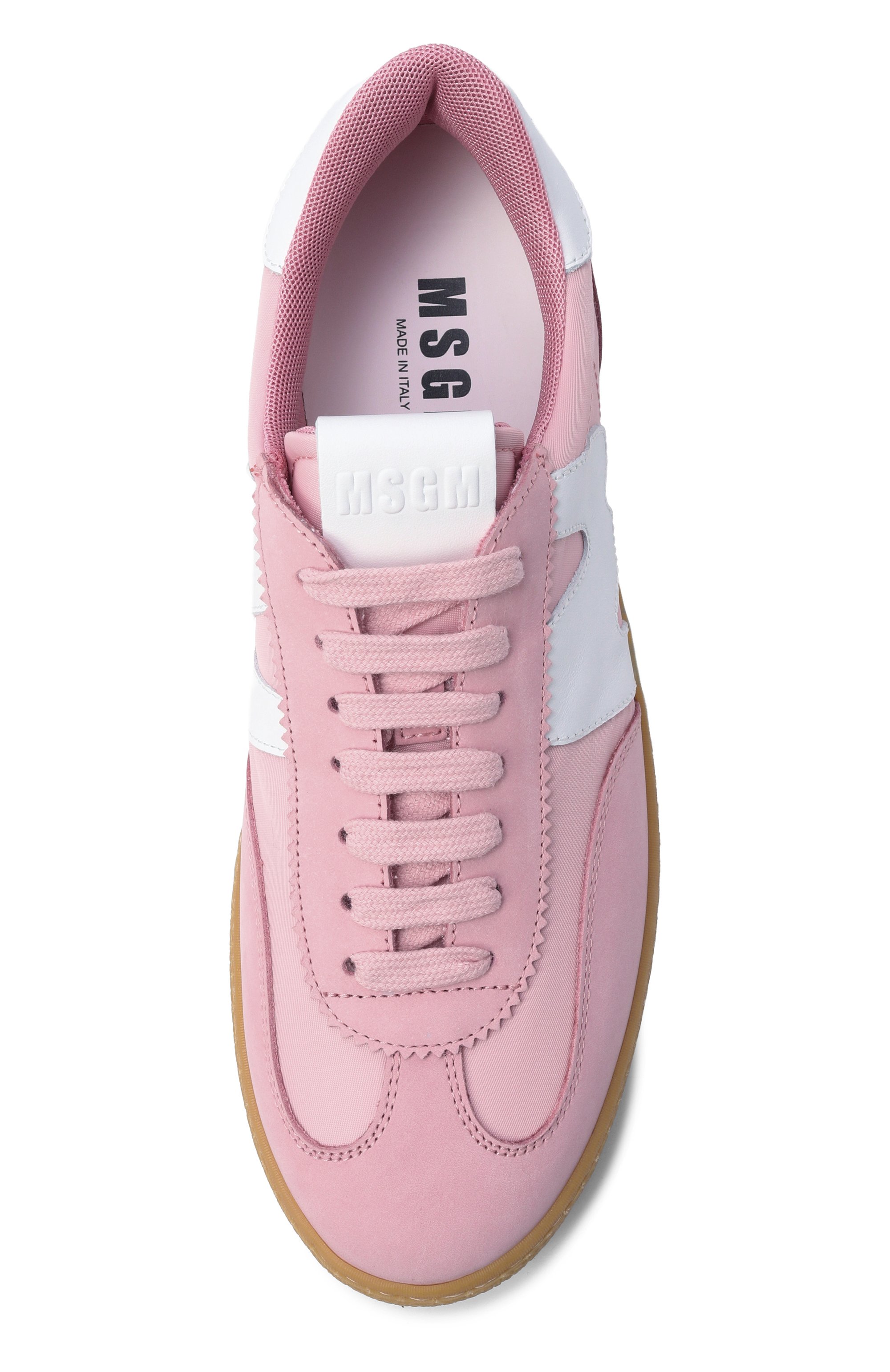 Комбинированные кеды retro MSGM, арт. 4041MDS021/988, фото 6