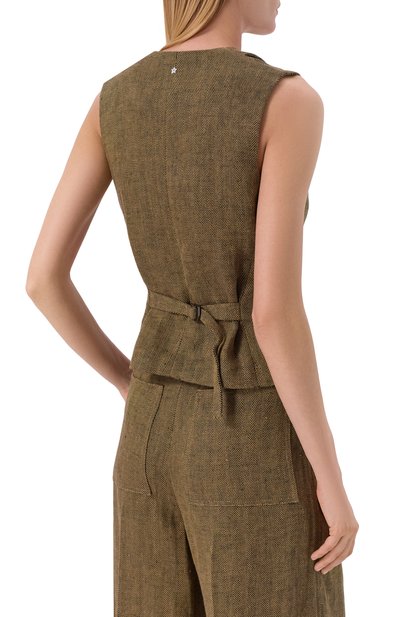 Льняной жилет LORENA ANTONIAZZI, арт. E2623GI09A/5285, фото 4