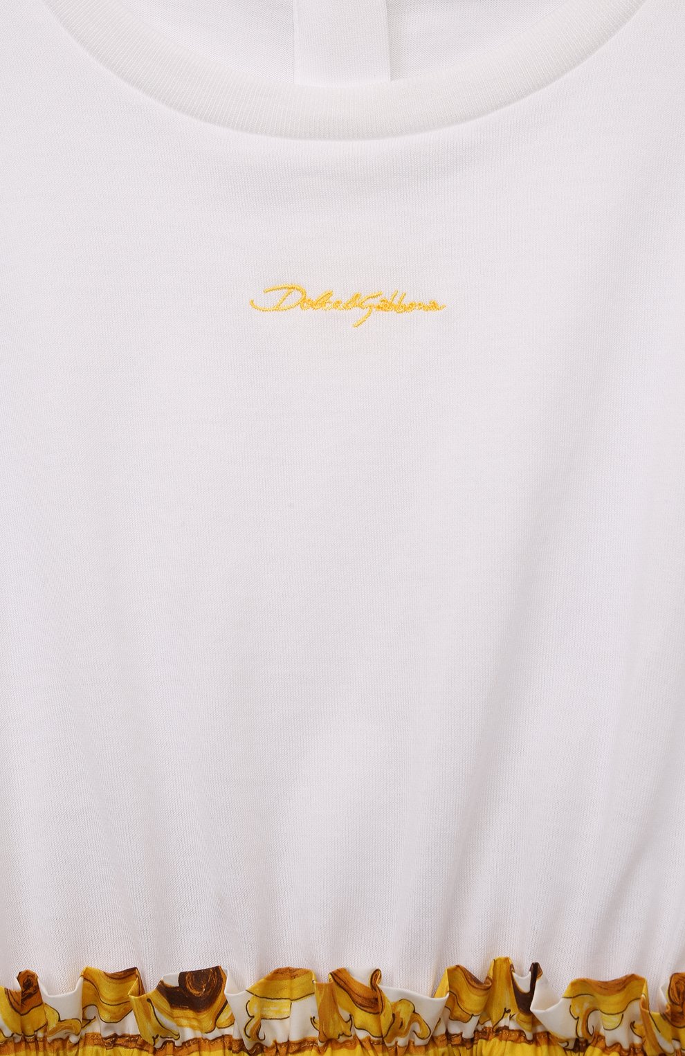 Хлопковое платье DOLCE & GABBANA, арт. L5JD9A/G7NRJ, фото 4