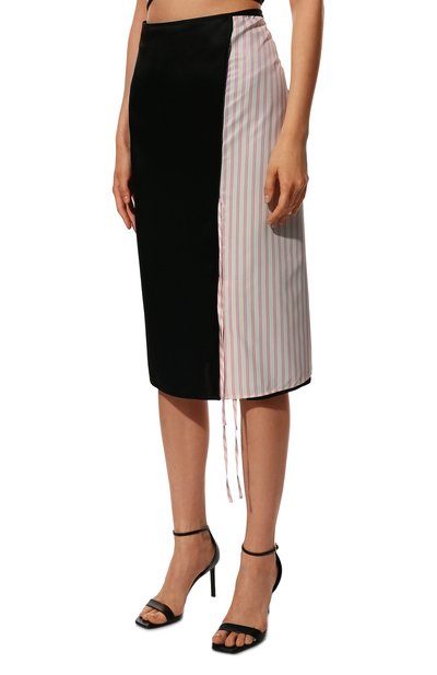 Юбка ALEXANDERWANG.T черного цвета по цене 51300 руб., арт. 4W185001S9, фото 3 Юбка ALEXANDERWANG.T, арт. 4W185001S9, фото 3