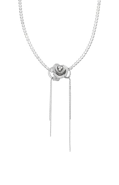 Колье secret garden CAVIAR JEWELLERY серебряного цвета по цене 13660 руб., арт. SG007, фото 3 Колье secret garden CAVIAR JEWELLERY, арт. SG007, фото 3