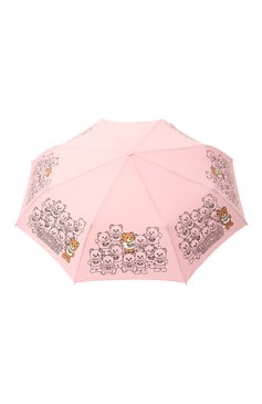 Женский складной зонт MOSCHINO розового цвета, арт. 8422 0PENCL0SE | Фото 1 (Материал: Синтетический материал, Текстиль, Металл; Материал сплава: Проставлено; Нос: Не проставлено)