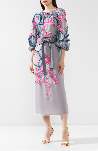 Платье GIORGIO ARMANI разноцветного цвета по цене 536500 руб., арт. 9WHVA03H/T013U, фото 3 Платье GIORGIO ARMANI, арт. 9WHVA03H/T013U, фото 3