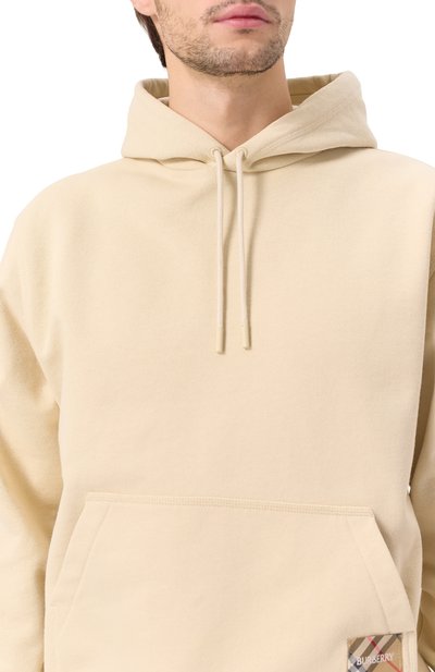 Хлопковое худи BURBERRY, арт. 8103513, фото 5