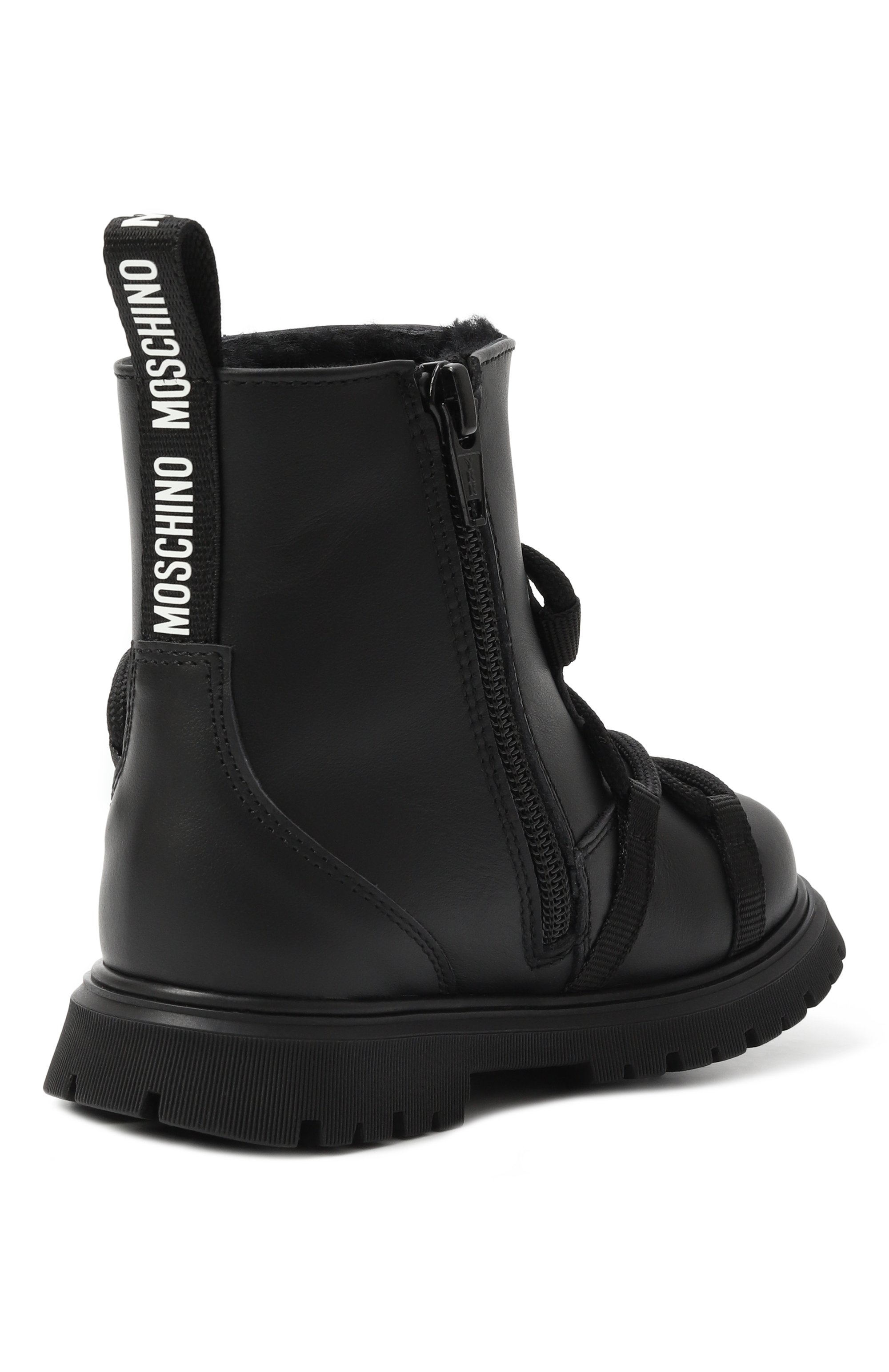 Кожаные ботинки MOSCHINO, арт. 81863/VAR2/19-26, фото 3