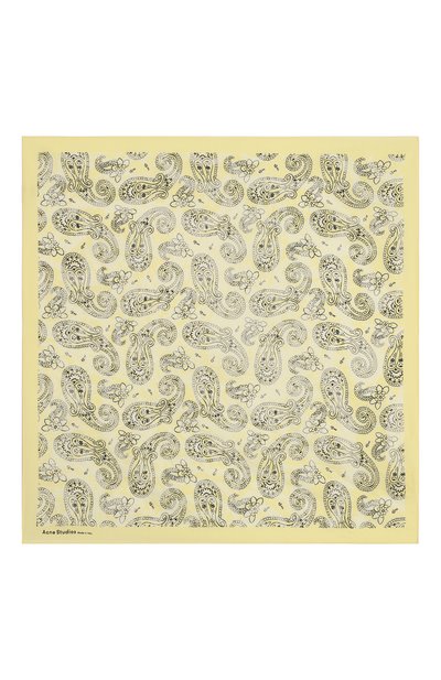 Платок из смеси хлопка и шелка ACNE STUDIOS, арт. CA0042/W, фото 3