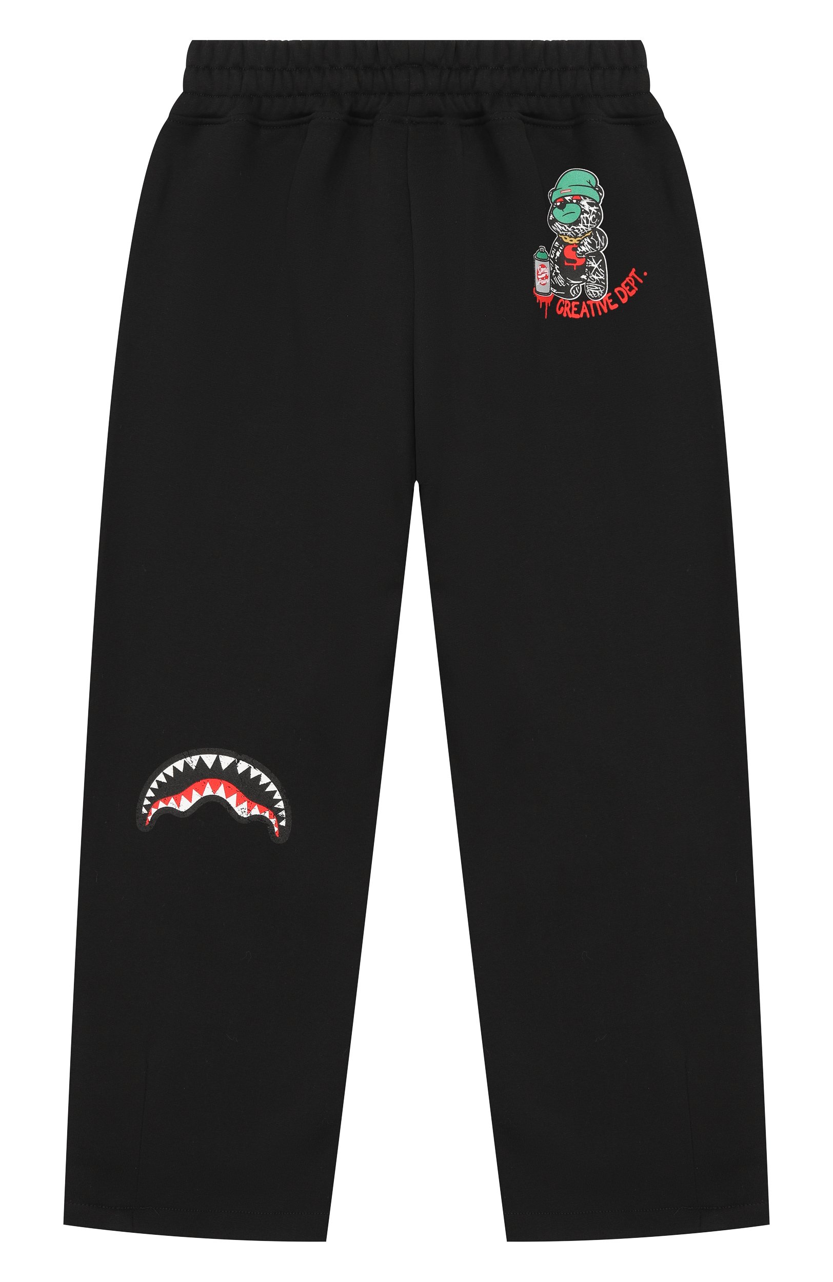 Хлопковые брюки SPRAYGROUND, арт. SPY1516GBLK/CREATIVE DEPT. 0VER PANTS BLACK, фото 2