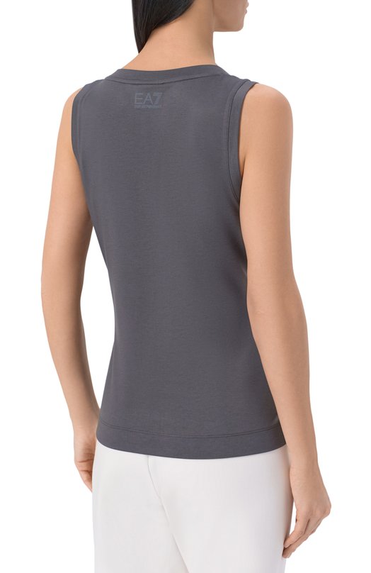 Майка из вискозы EA7 7W001014/AF13919 Серый  7W001014/AF13919 Фото 4
