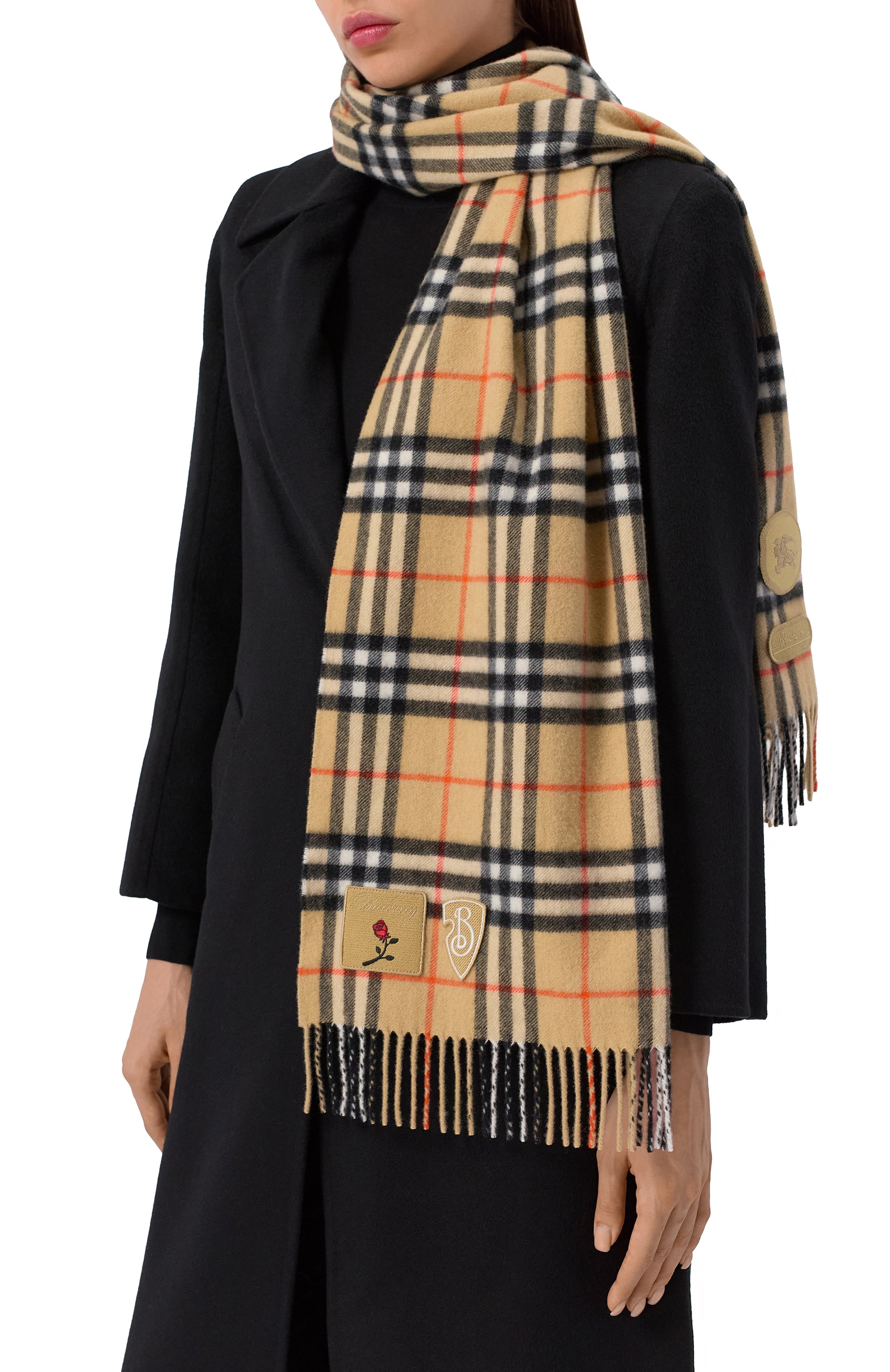 Кашемировый шарф BURBERRY, арт. 8102900, фото 2