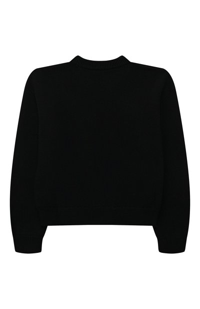Шерстяной пуловер DOLCE & GABBANA черного цвета по цене 43400 руб., арт. L5KWJ6/JCVQ2/2-6, фото 2 Шерстяной пуловер DOLCE & GABBANA, арт. L5KWJ6/JCVQ2/2-6, фото 2
