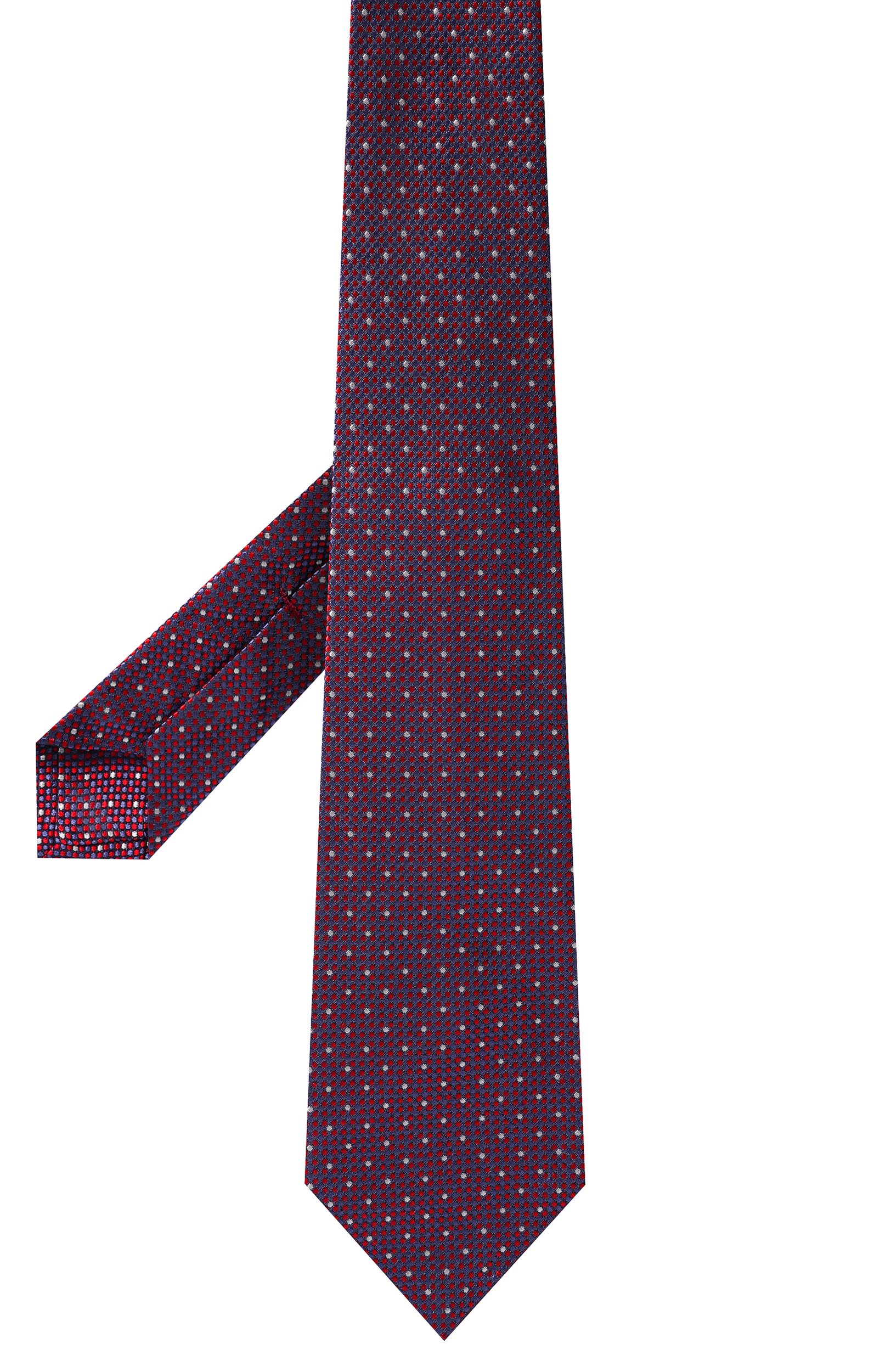 Шелковый галстук KITON бордового цвета по цене 41650 руб., арт. UCRVKLC01M01, фото 3 Шелковый галстук KITON, арт. UCRVKLC01M01, фото 3