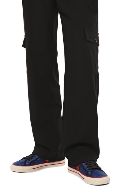 Текстильные кеды gucci tennis 1977 GUCCI, арт. 628717 H9H80, фото 3