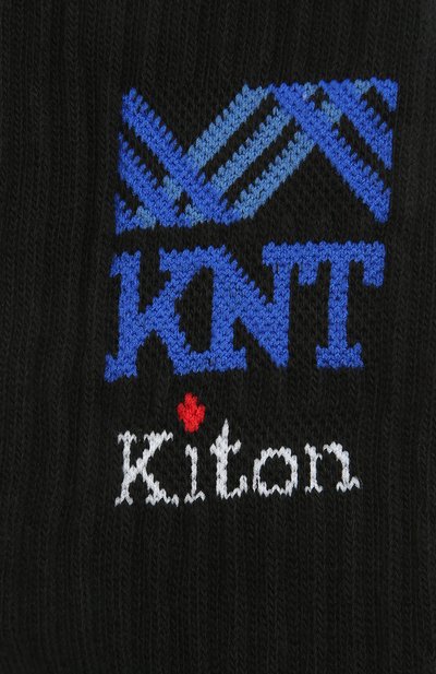 Хлопковые носки KITON, арт. UCALZ01X0722A, фото 2