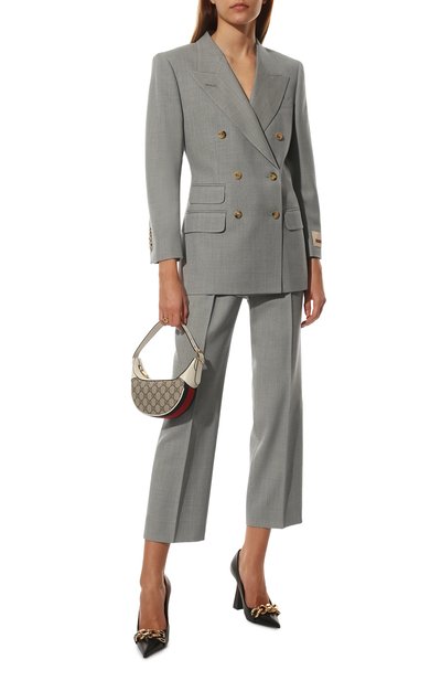Шерстяные брюки GUCCI, арт. 675974/ZACFE, фото 2