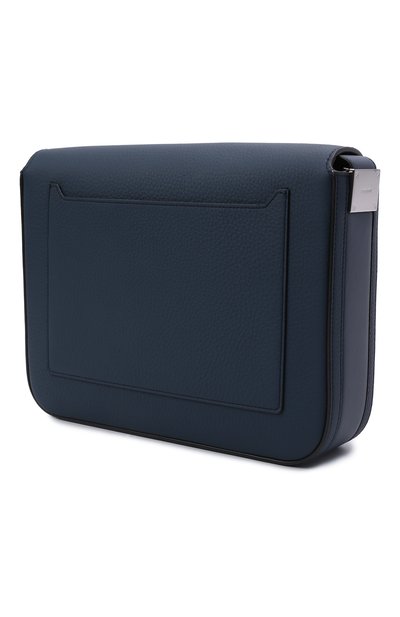 Кожаная сумка BURBERRY синего цвета по цене 178500 руб., арт. 8043700, фото 4 Кожаная сумка BURBERRY, арт. 8043700, фото 4