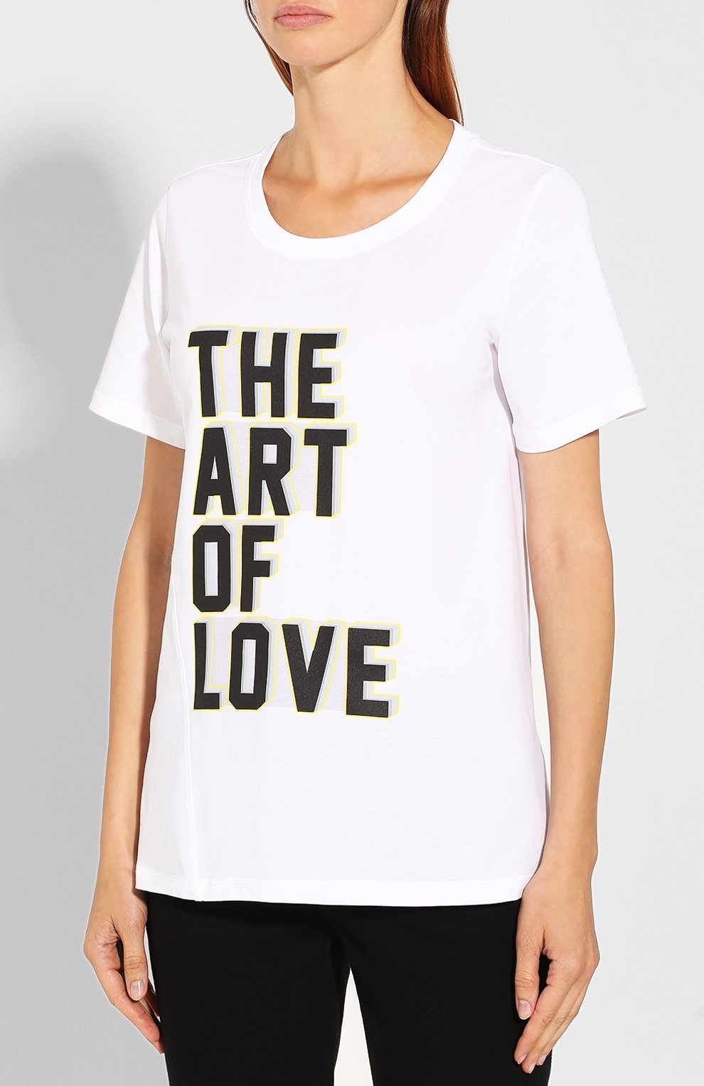 Хлопковая футболка DOROTHEE SCHUMACHER, арт. 423902/FALL IN L0VE, фото 3
