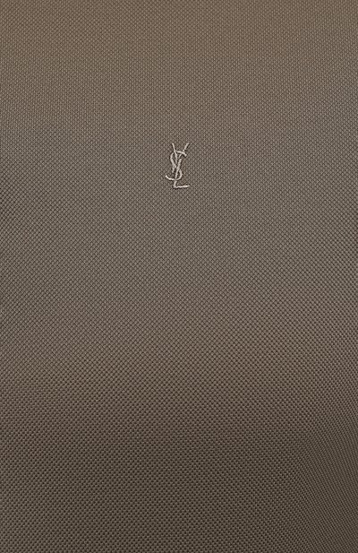 Хлопковое поло SAINT LAURENT, арт. 554052/YB20C, фото 5