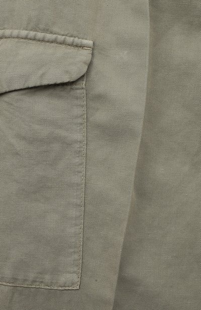 Брюки-карго изо льна и хлопка BRUNELLO CUCINELLI, арт. B291DP115C, фото 3