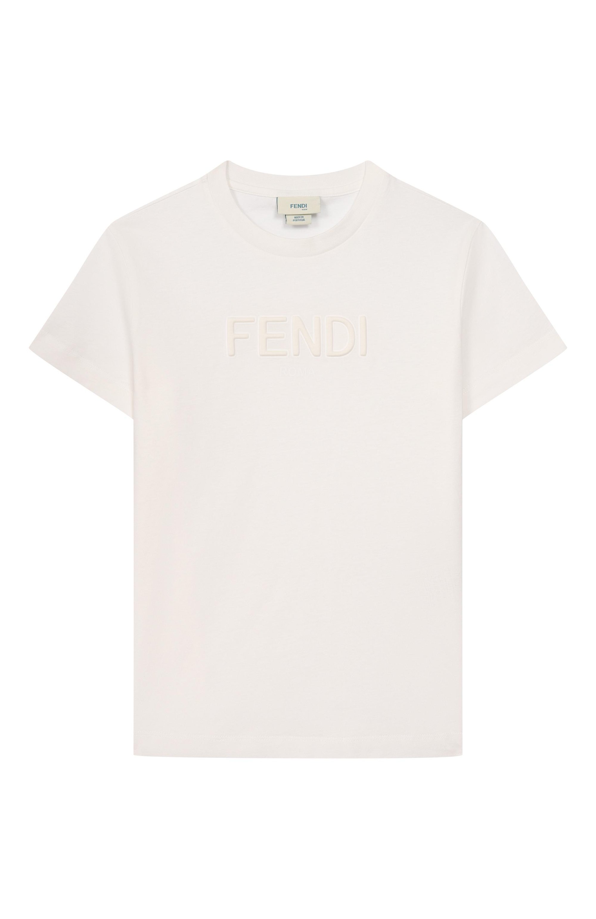 Хлопковая футболка FENDI, арт. JUI202/7AJ/3A-6A, фото 1