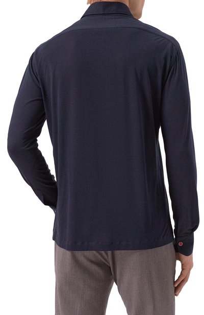 Поло из лиоцелла и хлопка KITON, арт. UMCP0SH0924215_46-50, фото 4