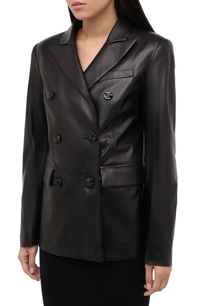 Кожаный жакет DROME, арт. DPD3079/D400, фото 4