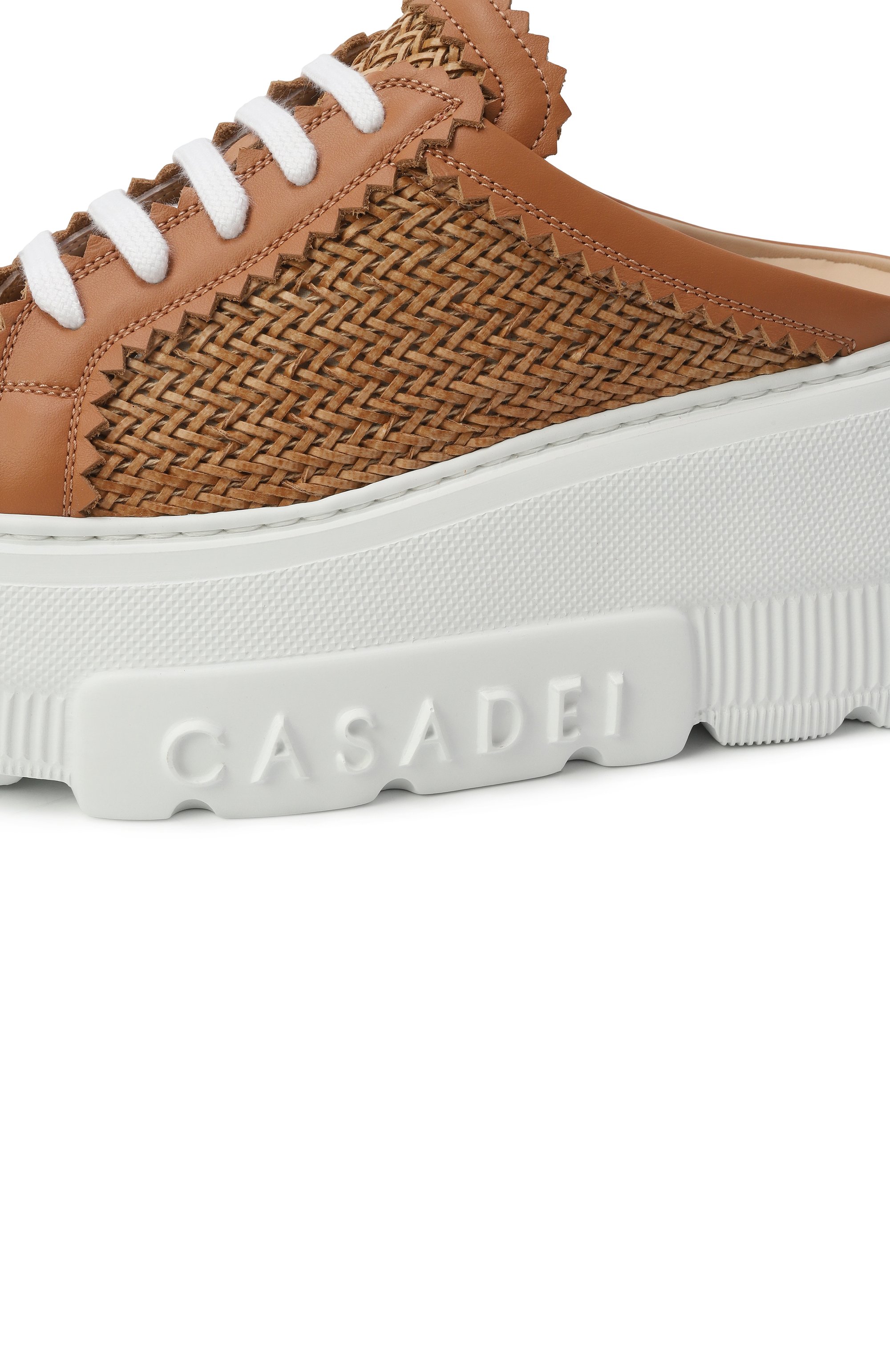 Кеды nexus CASADEI светло-коричневого цвета по цене 66550 руб., арт. 2X068J0701/HAN0I, фото 7 Кеды nexus CASADEI, арт. 2X068J0701/HAN0I, фото 7