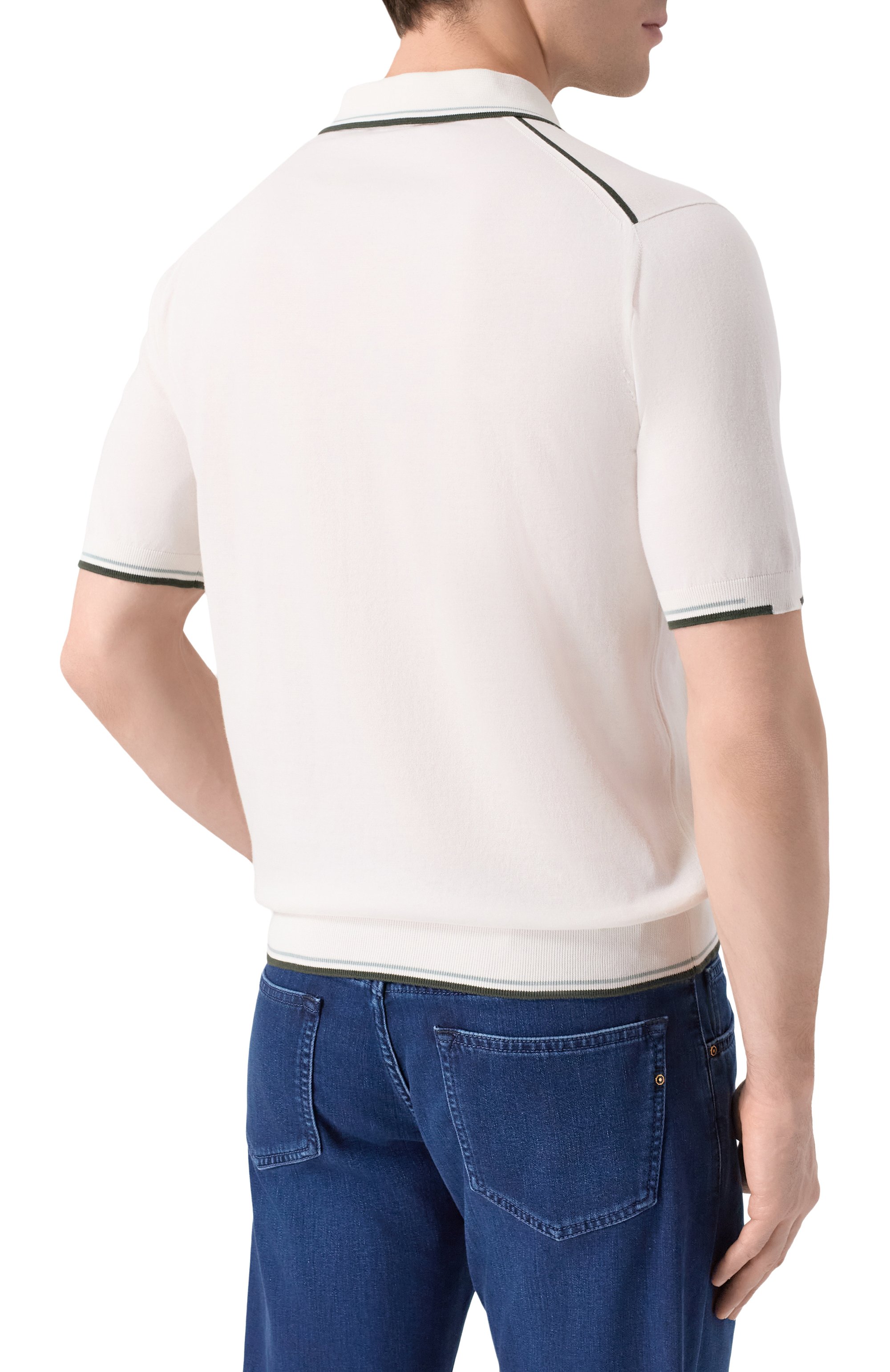 Хлопковое поло STEFANO RICCI, арт. K313051P31/F26146, фото 4