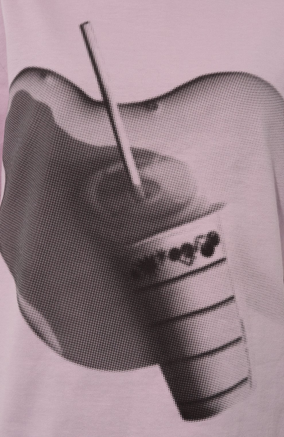 Хлопковая футболка JIL SANDER сиреневого цвета по цене 46700 руб., арт. J03GC0119/J20218, фото 5 Хлопковая футболка JIL SANDER, арт. J03GC0119/J20218, фото 5