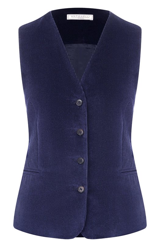 Вельветовый жилет Antonelli Firenze N3587P/680B Синий N3587P/680B