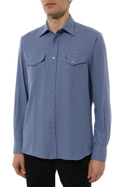 Хлопковая рубашка STEFANO RICCI, арт. MC007067/BN2817, фото 3