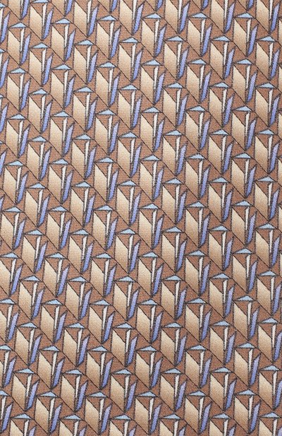 Шелковый галстук ZILLI бежевого цвета по цене 25800 руб., арт. 50224/TIES, фото 3 Шелковый галстук ZILLI, арт. 50224/TIES, фото 3