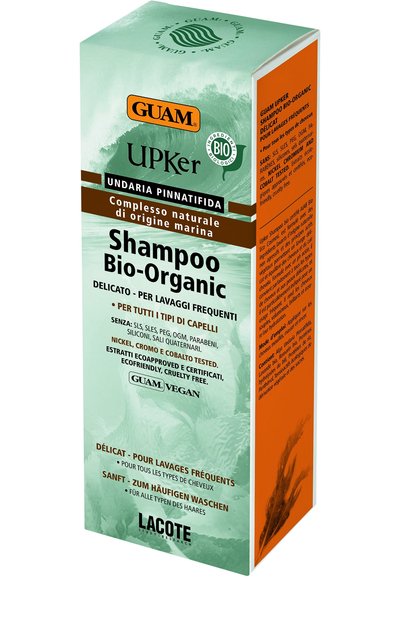 Женский деликатный шампунь био-органический upker (200ml) GUAM, арт. 8025021160979