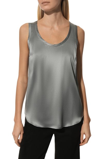 Атласный топ BRUNELLO CUCINELLI, арт. M0C59E0600, фото 3