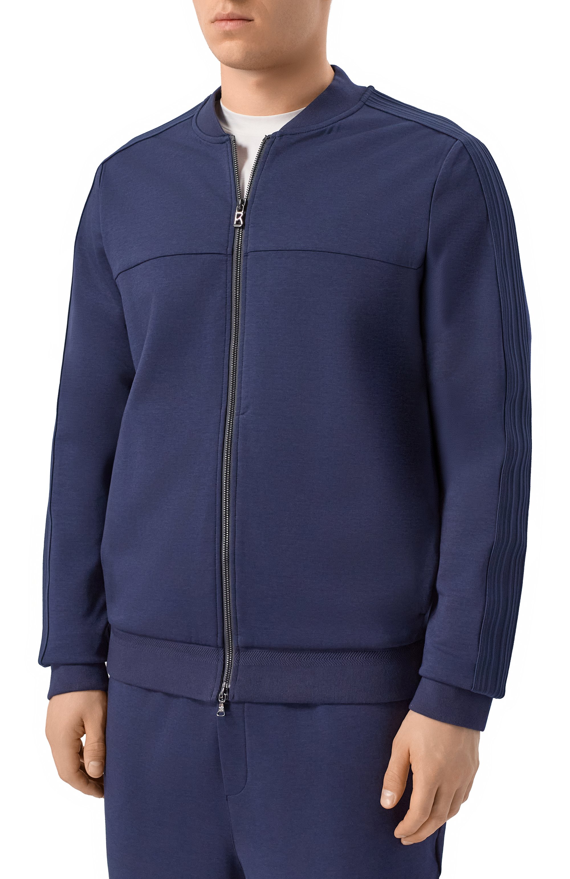 Толстовка BOGNER темно-синего цвета по цене 42800 руб., арт. 88085253, фото 3 Толстовка BOGNER, арт. 88085253, фото 3